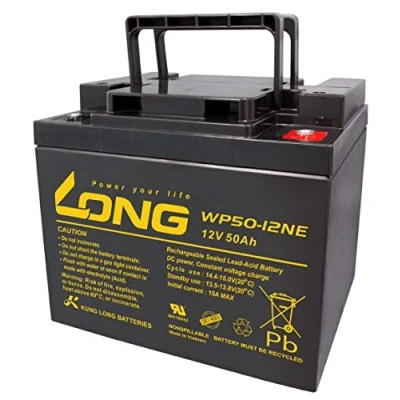 Imagen de 1 batería de plomo AGM 12 V/50 Ah WP50 12NE Ciclo compatible MP50 12C, 12LCP 50, REC50 12I