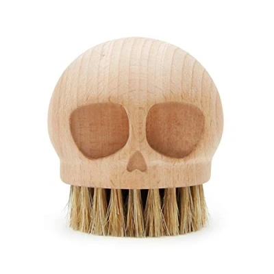 Imagen de Chupa Reino Unido Cepillo de Calavera para Zapatos o Botas Madera fregado Suave Limpiar la Cocina uñas decoración gótica Regalos