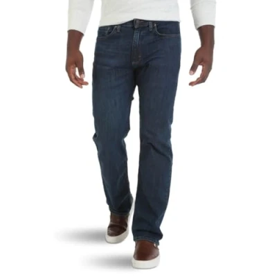 Imagen de Wrangler Authentics Comfort Flex Waist Relaxed Fit Jean Jeans, Gris Oscuro, 36W/32L para Hombre