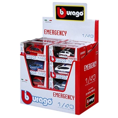 Imagen de Burago Bburago Emergency, Modellautos / 1:43, Sortiert im Display Ford Bomberos Modelos a Escala, Multicolor (221074)