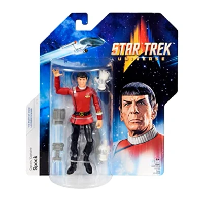 Imagen de BANDAI Figura de Star Trek Capitán Spock acción Wrath of Khan 5 Pulgadas The Toy articulada Regalos y mercancía