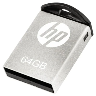Imagen de HP Memoria USB GB 2.0 Super Mini Metal, a Prueba de Golpes, Salpicaduras, Polvo, Discos Flash Drives v222 W hpfd222 64, Color Plata