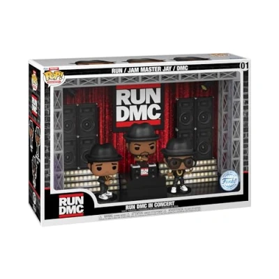 Imagen de Funko Pop! Moments Deluxe: Run DMC Stage Figura de Vinilo Coleccionable Idea Regalo Mercancia Oficial Juguetes para Niños y Adultos Music Fans Muñeco Coleccionistas