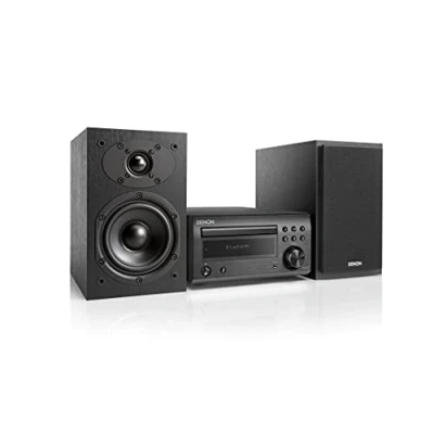 Imagen de Denon D M41 Microcadena con lector de CD y Bluetooth, color Negro