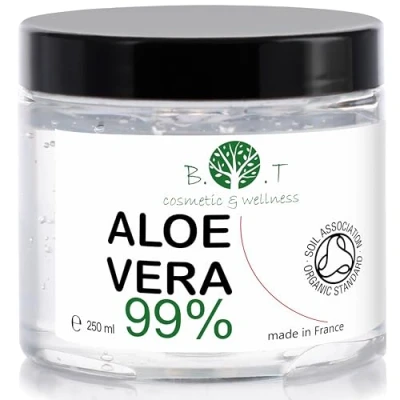 Imagen de Aloe Vera Gel, Gel Cultivo Orgánico, 100% Natural, Hidratante Piel Cabello, After Sun, Antiarrugas, Anti Acné, Reafirmante, Estrías, 250 ml