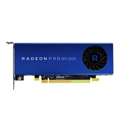 Imagen de AMD Radeon Pro WX 3100 4 GB GDDR5 Tarjeta gráfica (Radeon 3100, GB, GDDR5, 128 bit, 1500 MHz, PCI Express x16) Azul