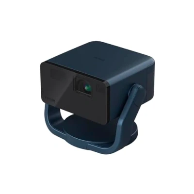Imagen de Epson EF 22N Mini Smart Laser Projector Proyector Portátil Full HD, 1920 x 1080p, Altavoz Bluetooth de 5W, Proyección a Pared, Suelo o Techo, 1000 Lúmenes, Google TV 150&quot;, Azul/Negro