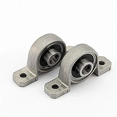 Imagen de Delaman Rodamiento de Bolas con Bloque Almohada, 2Pcs Kp004 Soporte Montado en el Centro Ajuste Automático y Orificio Brida Cojinete Inserción (Tamaño : 20mm)