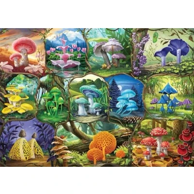 Imagen de Ravensburger Puzzle Setas Maravillosas, Rompecabezas para Adultos, Regalo Niños de 14+ Años, Juego Educativo y Estimulante, 1000 Piezas, 70x50 cm