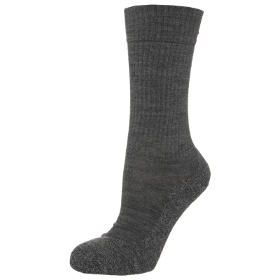 Imagen de FALKE Active Warm K SO lana gruesa transpirable 1 par, Calcetines Unisex niños, Gris (Asphalt Melange 3180), 39 42