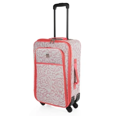 Imagen de ITACA Maletas de Viaje Maleta Cabina 55x40x20 Material EVA Superligero Avion. Mano. Pequeña, Beige Coral
