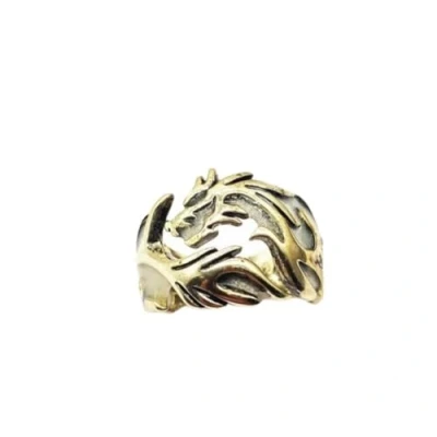 Imagen de anso anillo luminoso que brilla en la oscuridad, de dedo dragón ajustable, One Size/Adjustable, Latón