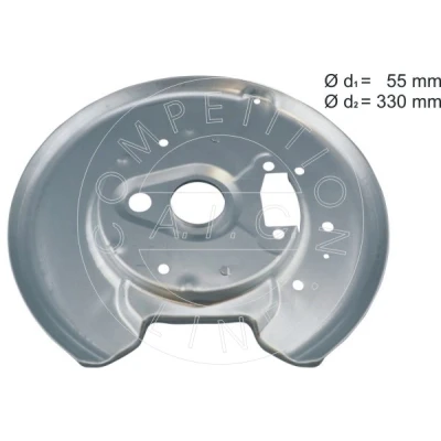 Imagen de AIC 57611 Chapa Protectora de Disco Freno Eje trasero, derecha