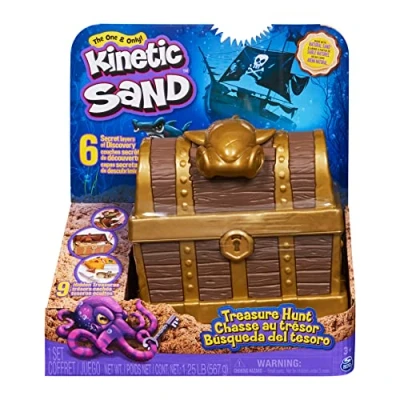 Imagen de Kinetic Sand Treasure Hunt Caza del Tesoro, 5.1 x 10.2 10.8 Inches (Spin Master 6062080)