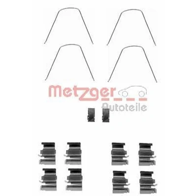 Imagen de METZGER 109 1651 Kit de accesorios, pastillas frenos SUZUKI: Grand Vitara 1 SUV, I MAZDA: MX 5 2