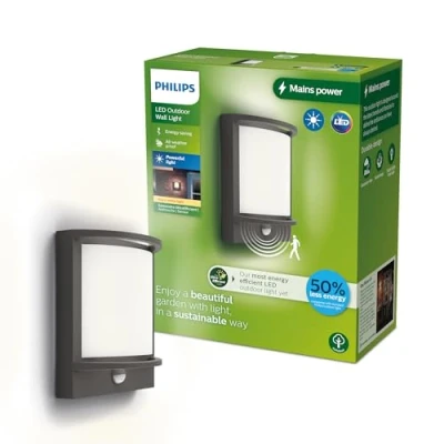 Imagen de Philips Aplique de exterior LED Samondra UE, sensor