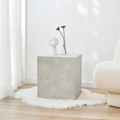 Imagen de Mesa auxiliar ellelu forma de cubo 40x40