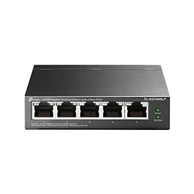 Imagen de TL SG1005LP switch No administrado Gigabit Ethernet (10/100/1000) Negro Energía sobre (PoE)