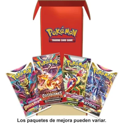 Imagen de JCC Pokémon: Lote de Paquetes Mejora (4 Mejora, 40 Cartas en Total) (Puede Contener duplicados)