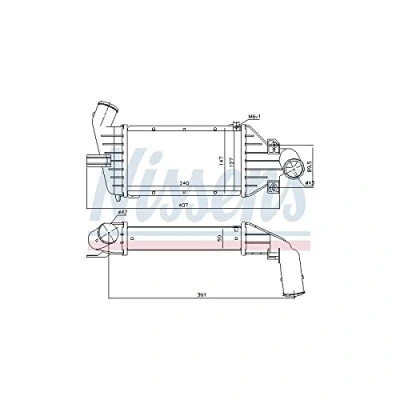 Imagen de NISSENS 96863 Intercooler OPEL: Astra G CC, Berlina