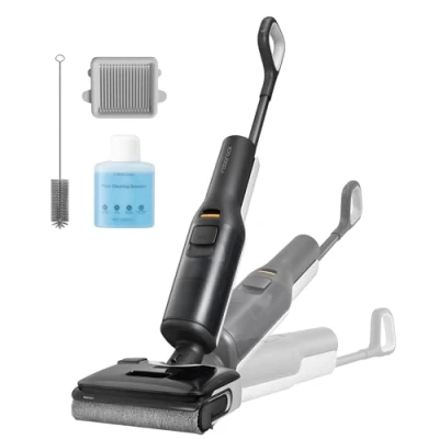 Imagen de roborock F25 Aspiradora Fregona Sin Cable, 20.000Pa en Seco y Húmedo, Autolimpieza con Agua Caliente a 90 C, Secado Rápido 5 Minutos, Limpieza de Bordes, Diseño Plano 180, Sensor Inteligente