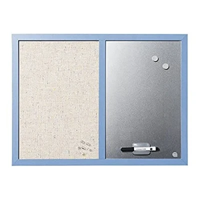 Imagen de Bi Office Blue Bells Tablón combinado, 60 x 45 cm, color azul y gris