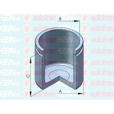 Imagen de AUTOFREN SEINSA D025299 Émbolo, pinza del freno 54 Eje delantero