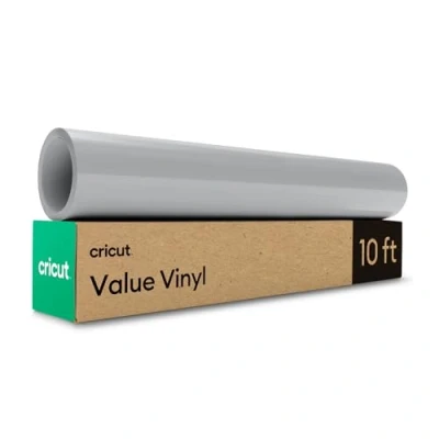 Imagen de Cricut Vinyl Permanent Grey 3m (10ft) Self Adhesive Roll For use with all cutting machines