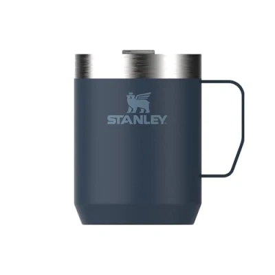 Imagen de Stanley Classic Legendary Camp Mug Termo Café 0.23L 1 Horas Caliente 2 Frío Vaso Cafe Para Llevar Apta Lavavajillas Termico de Acero Inoxidable Navy