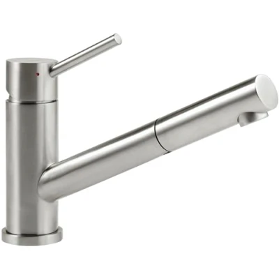 Imagen de Villeroy &amp; Boch 925800LC Grifo para Fregadero de Cocina, Solid Stainless Steel, Hochdruck Vorfenstermontage