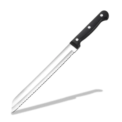 Imagen de PARENCE. Cuchillo de pan/cuchillo cocina acero inoxidable con borde dentado y mango ergonómico 18cm