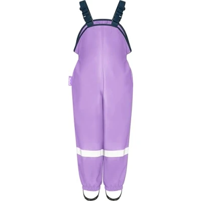 Imagen de Playshoes Pantalones de Barro, Monos lluvia para Unisex niños, Morado (Lila), 74