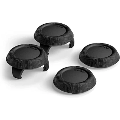 Imagen de SCUF Agarres Para Thumbsticks Paquete de 4 con 2 Bases Pulse Joystick Thumb Grips Xbox One y Series XS, PS4, PS5, Nintendo Switch Pro Controlador Negro