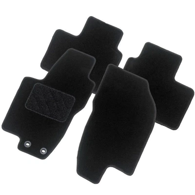 Imagen de AutoStyle TM RE521 Juego de alfombrillas suelo textil delante y detrás 4 negro RENAULT: Scénic 1