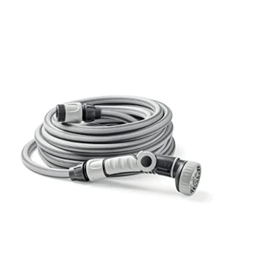 Imagen de G.F. Srl Aquago Easy 30 Kit de riego con Tubo Extensible hasta m, reparable, Accesorios, para regar huertos, Flores, Plantas y Jardines.
