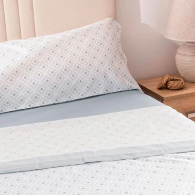 Imagen de Donegal Collections Juego de Sabanas 3 Piezas Cama 105 105x190/200 Ropa Incluye Sabana Bajera, Encimera y Funda Almohada Microfibra Extra Suave Tevi Gris