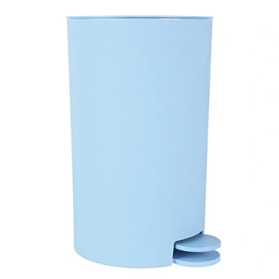 Imagen de MSV PAPELERA OSAKI DE 3L CAPACIDAD EN COLOR GRIS AZUL CLARO CON PEDAL PARA UNA FACIL APERTURA, FABRICADA POLIPROPILENO