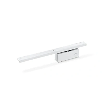 Imagen de GEZE ActiveStop tope para puerta de habitación madera, amortiguador puerta, protección dedos, reequipamiento (aspecto acero inoxidable)