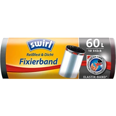 Imagen de Swirl bolsas para basurero de pedal con banda fijación 60l 10s 6772470