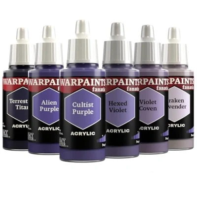 Imagen de The Army Painter, Warpaints Fanatic Flexible Triad: Purples 6 x 18 ml Pinturas Acrilicas, Morado Pintura Miniatura para D&amp;D miniatures &amp; Warhammer Figuras