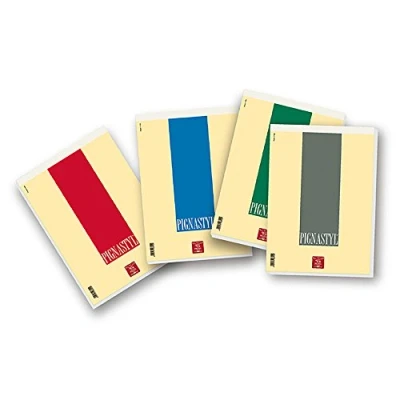 Imagen de Pigna 0213748bi Bloc de notas (A4, 70 hojas, 10 unidades), diseño lunares metálicos
