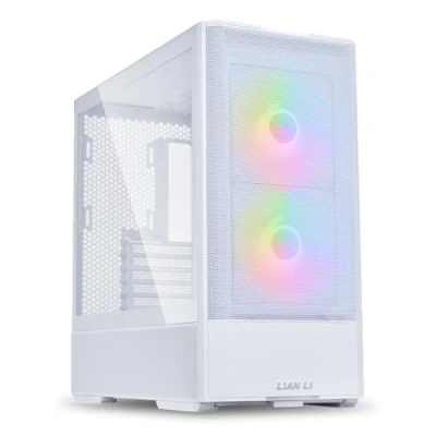 Imagen de Lian Li Lancool 207 Mid Tower Case Premium ATX/mATX Gaming PC Vidrio templado Carcasa blanca de enfriamiento avanzado