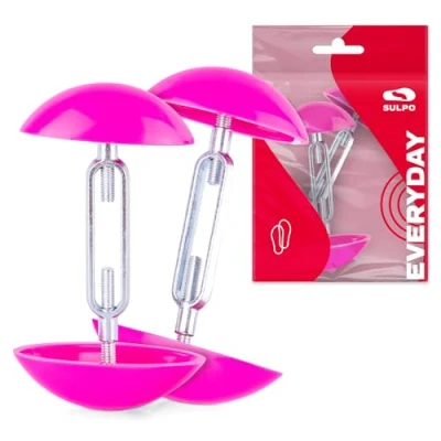Imagen de SULPO 2 pares Mini hormas para zapatos hombre y mujer Ensanchador de Dilatador calzado tacones aguja, bailarinas, mocasines Camillas Estirador