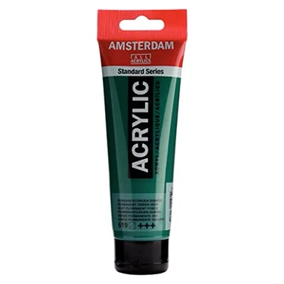 Imagen de Amsterdam Standard Series Colores Acrílicos Tubo 120 ml Verde Permanente Oscuro 619 (17096192)