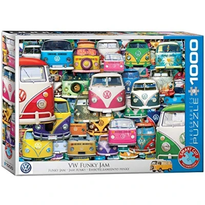 Imagen de EuroGraphics Funky Jam Rompecabezas, multicolor, 1000 (5423) , color/modelo surtido