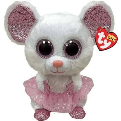 Imagen de Ty UK Ltd Nina Mouse with Tutu Beanie Boo Peluche, Multicolor (36365)