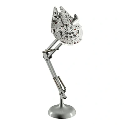 Imagen de Paladone Millennium Falcon Posable Desk Lamp Lámpara de Escritorio Halcon milenario, Star Wars, Gris, único