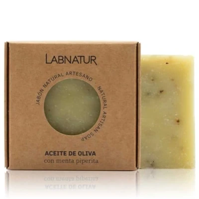 Imagen de JABON NATURAL LABNATUR PREMIUM 100g ACEITE OLIVA. elaborado artesanalmente en frío y con ingredientes naturales. ayuda a nutrir, regenerar suavizar la piel el cabello.