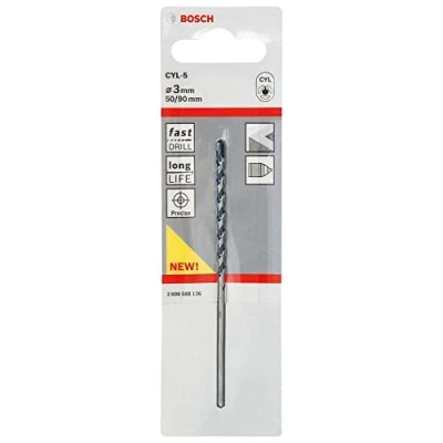 Imagen de Bosch Professional 1x Broca CYL 5 para hormigón y granito (Ø 3 x 90 mm, accesorios de martillo perforador)