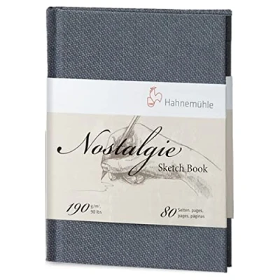 Imagen de Hahnemühle Nostalgie Sketch Book A5 vertical, 190 g/m², 90 lbs: 80 hojas.